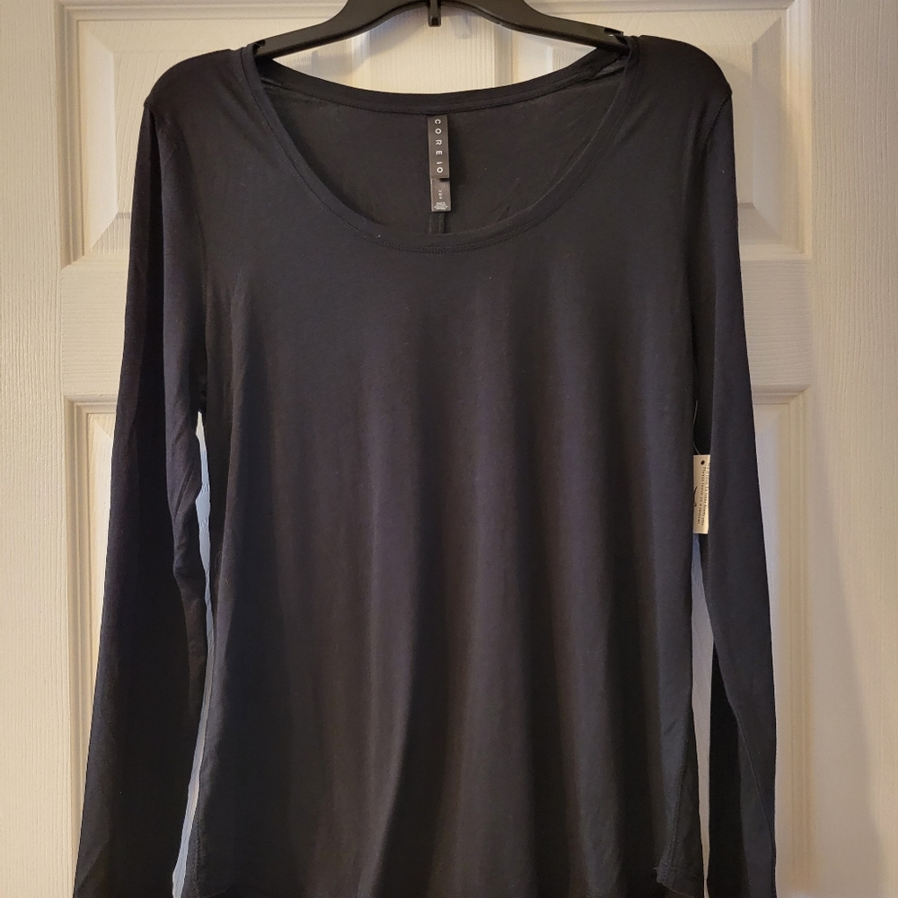 Coreio Women's Black Long Sleeve Size: LG
